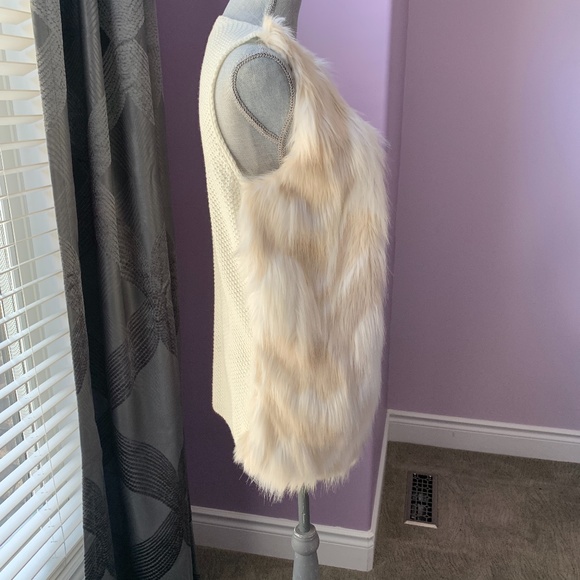 Design Lab by Lord & Taylor Faux Fur Vest - Picture 4 of 10